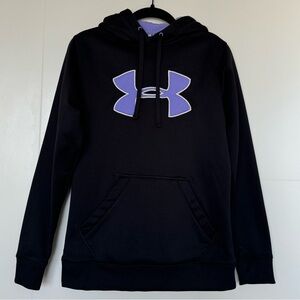 Under Armour Black and Purple Hoodie
